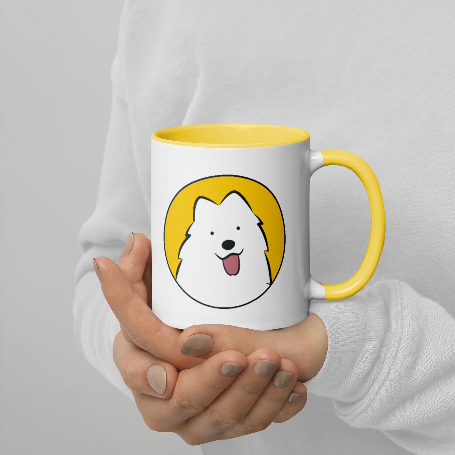 Samoyed Mug with Inside Color